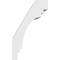 Ekena Millwork 5-in. W x 6-in. D x 10-in. H Pescadero Architectural Grade PVC Knee Brace BRCP05X06X10PEC - alternate 5